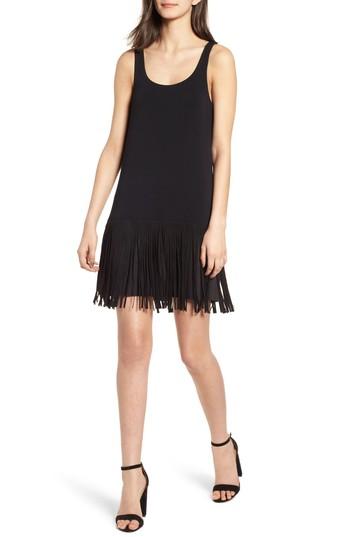 Women's Bailey 44 Dead Or Alive Fringe Tank Dress - Black
