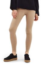 Women's Topshop Jamie Raw Hem Skinny Jeans X 30 - Brown