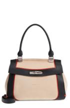 Longchamp Madeleine Colorblock Leather Satchel -