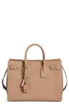 Saint Laurent Medium Sac De Jour Grained Leather Tote - Brown