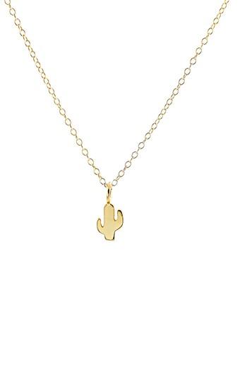 Women's Kris Nations Saguaro Cactus Charm Necklace
