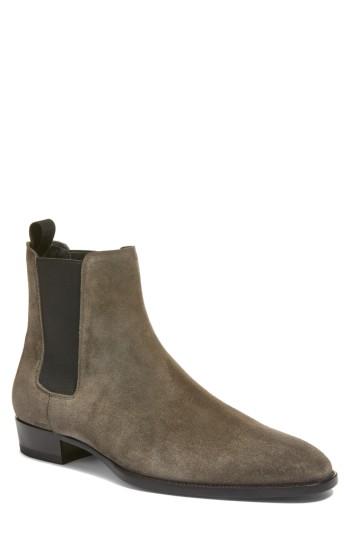 Men's Saint Laurent Wyatt Chelsea Boot Us / 46eu - Grey