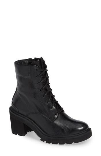 Women's Frye Savannah Combat Boot M - Black
