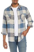 Men's Brixton Bowery Flannel Shirt - Ivory