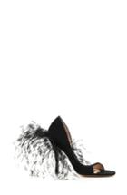 Women's Valentino Garavani Flow Feather Sandal Us / 36eu - Black