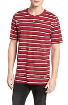 Men's Nike Sb Just Do It Stripe T-shirt, Size - White