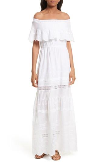 Women's Alice + Olivia Pansy Off The Shoulder Maxi Dress