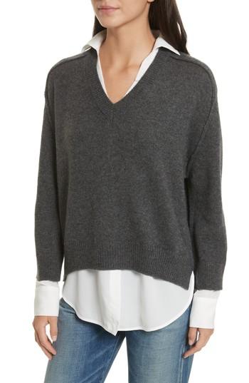 Women's Brochu Walker V-neck Layered Pullover