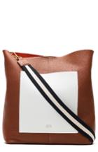 Frances Valentine Large Leather Shoulder Bag - White