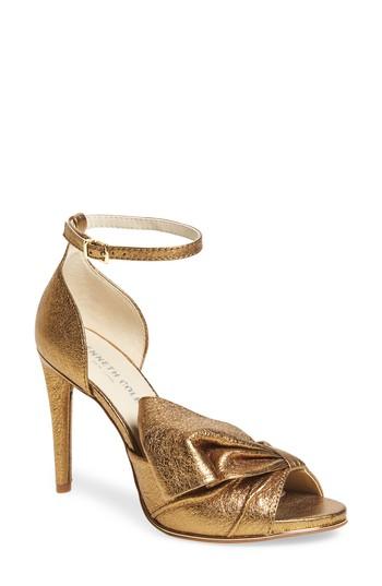 Women's Kenneth Cole New York Blaine Ankle Strap Sandal M - Metallic
