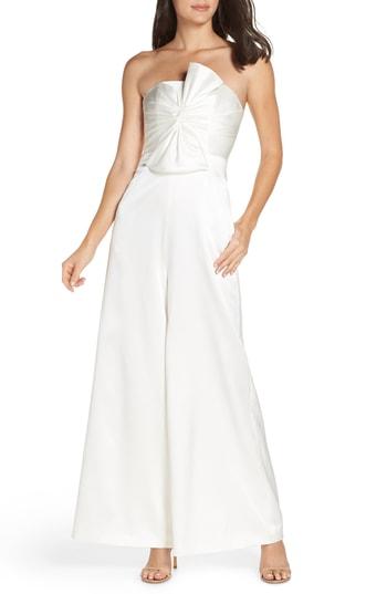 Women's Fame And Partners Annie Strapless Jumpsuit - White