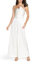 Women's Fame And Partners Annie Strapless Jumpsuit - White