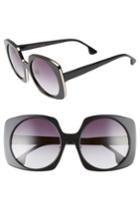 Women's Alice + Olivia Canton 55mm Special Fit Square Sunglasses -