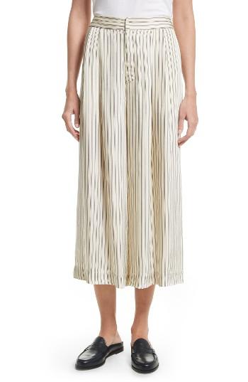 Women's Sea Stripe Culottes - Ivory