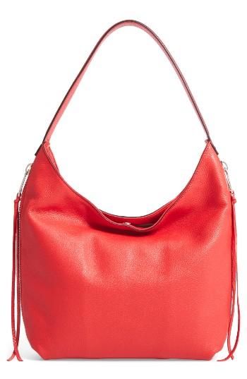 Rebecca Minkoff Medium Bryn Leather Hobo - Red