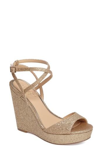 Women's Jewel Badgley Mischka Ambrosia Wedge Sandal