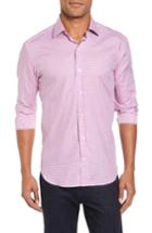 Men's Culturata Slim Fit Check Twill Sport Shirt - Pink