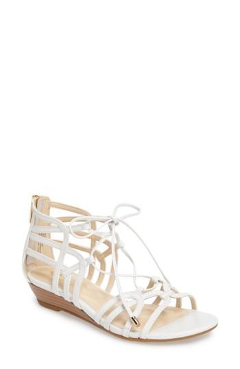 Women's Isola Elisia Lace-up Sandal .5 M - White