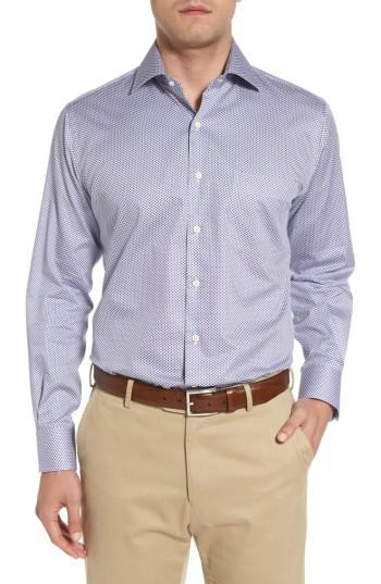 Men's Peter Millar Geometric Horizon Sport Shirt