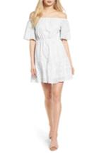 Women's Cupcakes And Cashmere Sorena Off The Shoulder Minidress, Size - White
