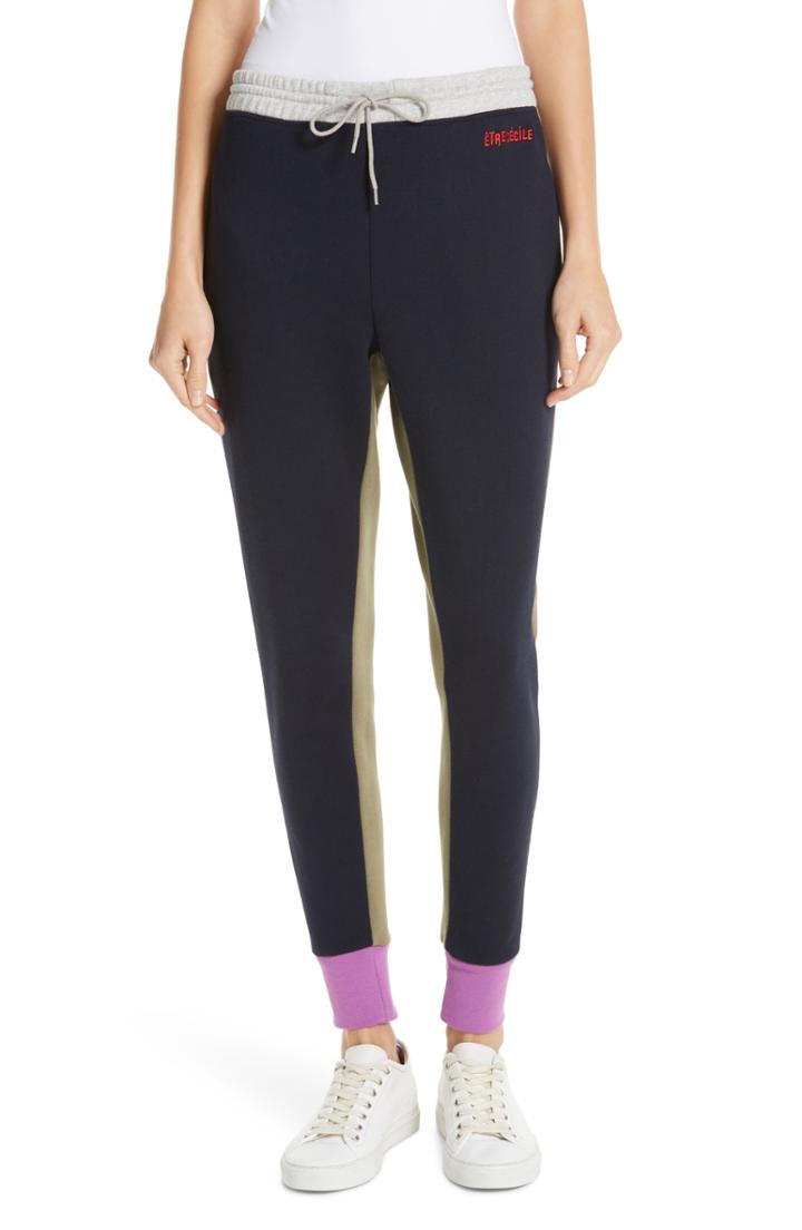 Women's Etre Cecile Colorblock Track Pants - Blue