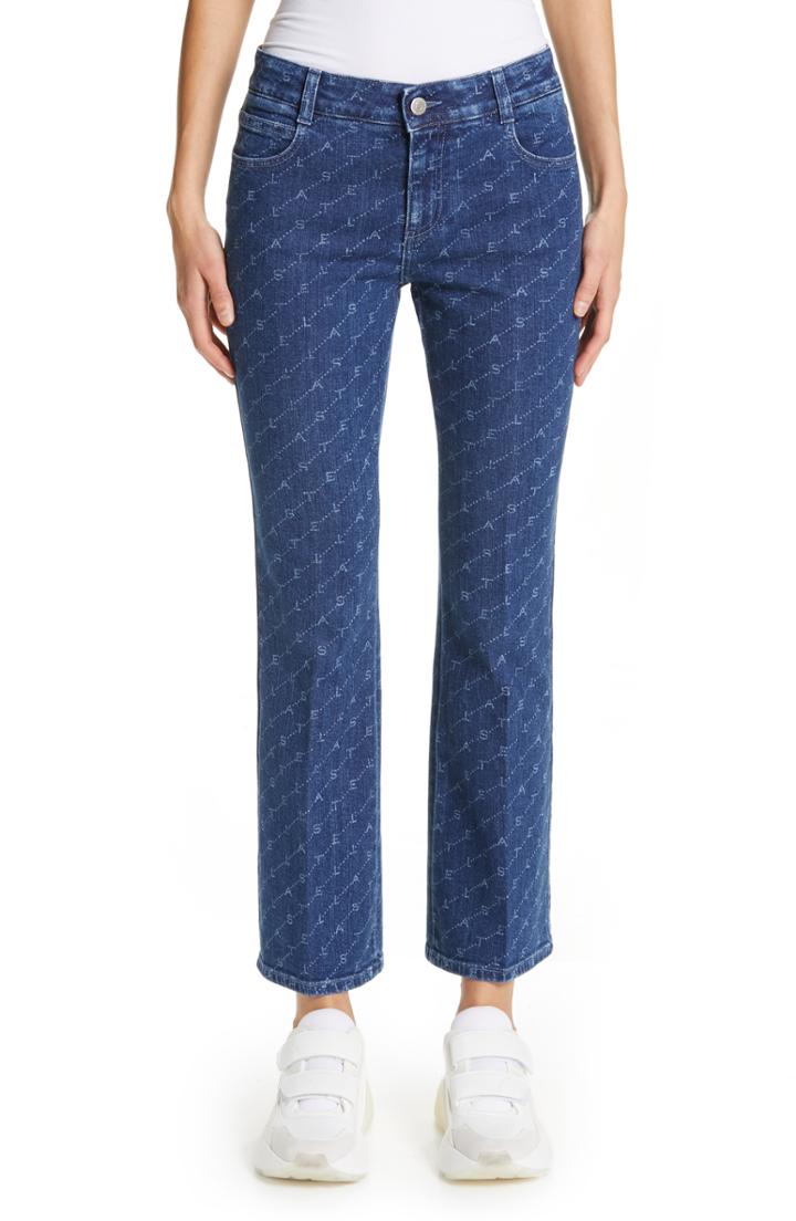 Women's Stella Mccartney The Skinny Kick Crop Flare Jeans