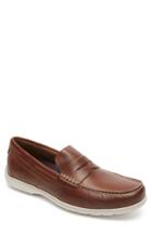 Men's Rockport Total Motion Penny Loafer M - Brown