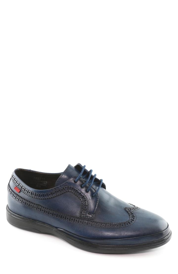 Men's Marc Joseph New York William Street Longwing Derby M - Blue