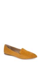 Women's Steve Madden Feather Loafer Flat M - Yellow