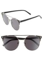 Women's Bp. 55mm Enameled Sunglasses - Silver/ Black
