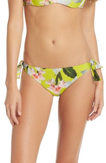 Women's Ted Baker London Chatsworth Bloom Bikini Bottoms - Green