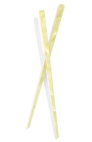 L. Erickson Hair Stick Pairs, Size - Yellow