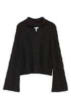 Women's Leith Choker Sweater, Size - Black
