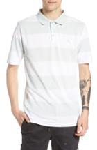 Men's Nike Sb Dry Stripe Polo Shirt, Size - Grey