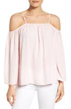 Women's Vince Camuto Off The Shoulder Blouse, Size - Pink