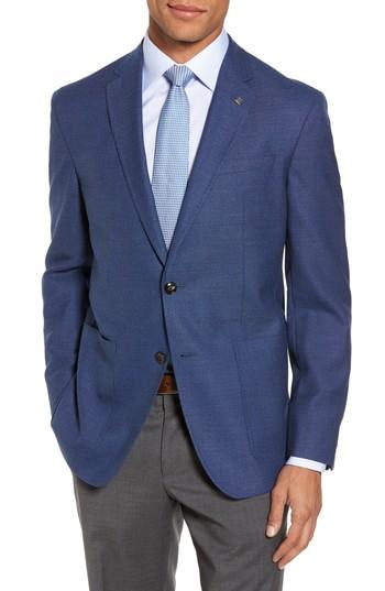 Men's Ted Baker London Kyle Trim Fit Wool Blazer L - Blue