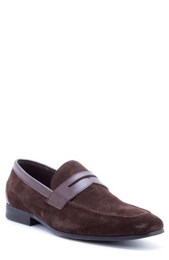 Men's Zanzara Siena Penny Loafer M - Brown