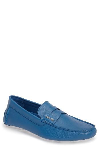 Men's Calvin Klein Martyn Penny Loafer M - Blue