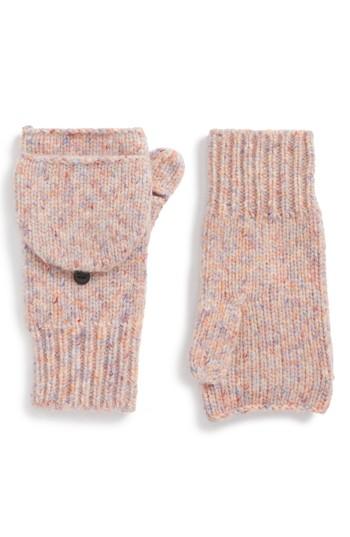 Women's Rag & Bone Devin Convertible Wool Blend Mittens - Pink