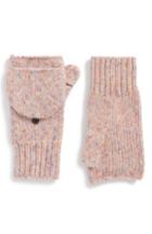 Women's Rag & Bone Devin Convertible Wool Blend Mittens - Pink