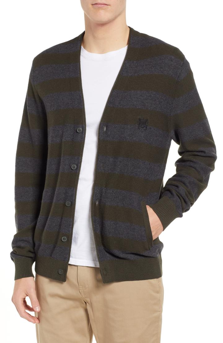 Men's Rvca Cali Cardigan - Green