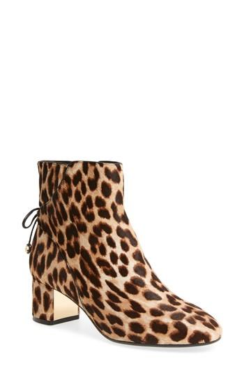 Women's Tory Burch Laila Genuine Calf Hair Bootie M - Brown