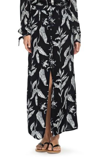 Women's Roxy Speed Of Sound Print Maxi Skirt