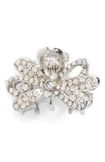 Cara Crystal Jaw Clip, Size - Metallic
