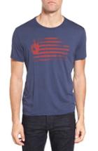 Men's John Varvatos Star Usa Peace Flag Graphic T-shirt - Blue