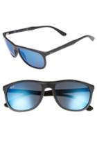 Men's Ray-ban Active Lifestyle 58mm Sunglasses - Black/ Blue