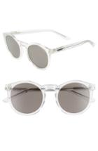 Women's Quay Australia Kosha 49mm Round Sunglasses - Clear/ Smoke