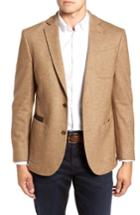 Men's Flynt Regular Fit Knit Wool Blend Sport Coat R - Brown