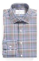 Men's Lorenzo Uomo Trim Fit Check Dress Shirt .5 - 32/33 - Purple