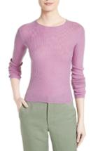 Women's Vince Rib Knit Crop Pullover - Purple